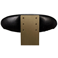 Noir Sedes Counter Stool, Steel with Brass Finish-Noir Furniture-Blue Hand Home