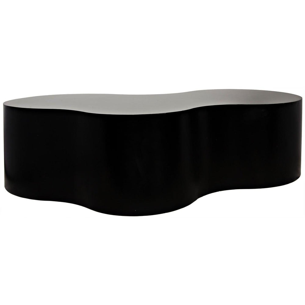 Noir Island Coffee Table, Black Steel-Noir Furniture-Blue Hand Home
