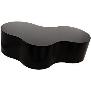Noir Island Coffee Table, Black Steel-Noir Furniture-Blue Hand Home