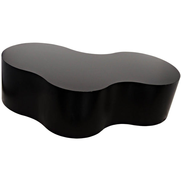 Noir Island Coffee Table, Black Steel-Noir Furniture-Blue Hand Home