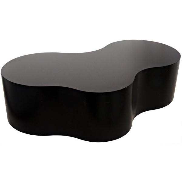 Noir Island Coffee Table, Black Steel-Noir Furniture-Blue Hand Home