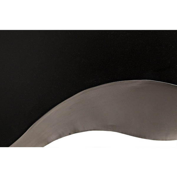 Noir Island Coffee Table, Black Steel-Noir Furniture-Blue Hand Home