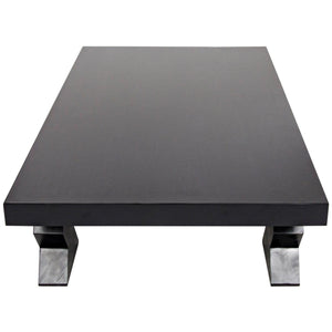 Noir Furniture Suzu Coffee Table, Hand Rubbed Black-Noir Furniture-Blue Hand Home