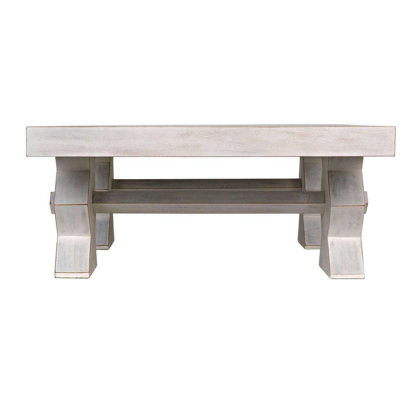 Suzu Coffee Table, White Wash