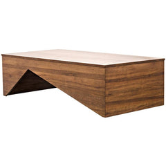 Noir Furniture Daiki Coffee Table, Dark Walnut-Noir Furniture-Blue Hand Home