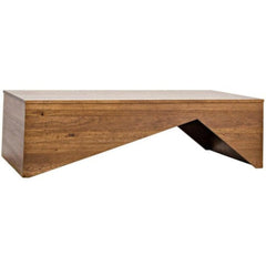 Noir Furniture Daiki Coffee Table, Dark Walnut-Noir Furniture-Blue Hand Home