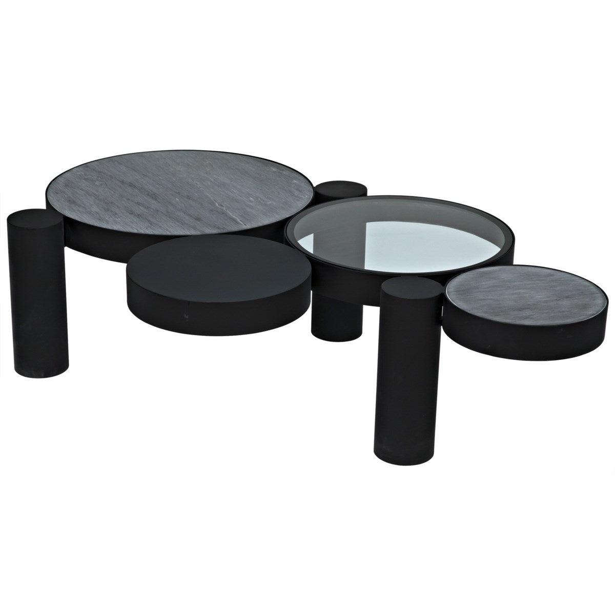 Noir Furniture Trypo Coffee Table, Black Metal-Noir Furniture-Blue Hand Home