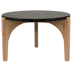 Noir Furniture Confucius Coffee Table with Black Marble Top-Noir Furniture-Blue Hand Home