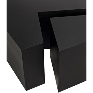 Noir Furniture Element Coffee Table, Black Metal-Noir Furniture-Blue Hand Home