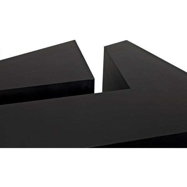 Noir Furniture Element Coffee Table, Black Metal-Noir Furniture-Blue Hand Home