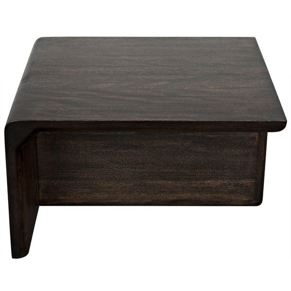 Noir Hagen Coffee Table, Ebony Walnut-Noir Furniture-Blue Hand Home