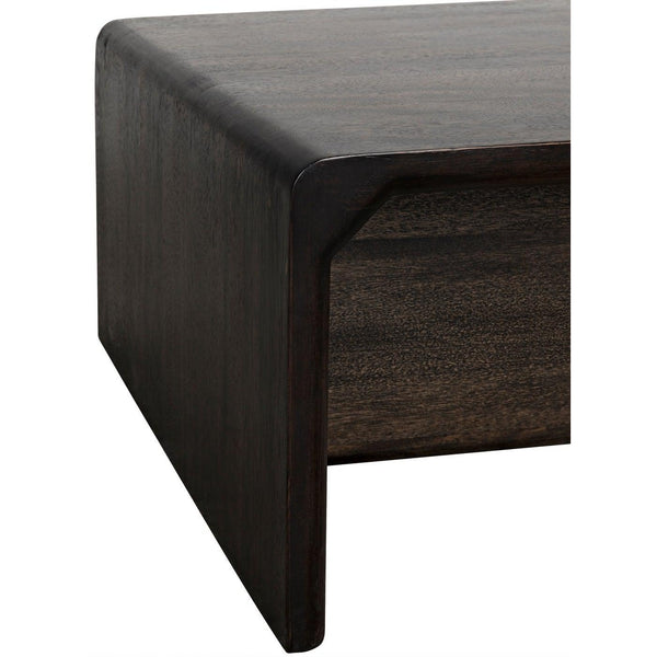 Noir Hagen Coffee Table, Ebony Walnut-Noir Furniture-Blue Hand Home