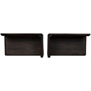 Noir Hagen Coffee Table, Ebony Walnut-Noir Furniture-Blue Hand Home
