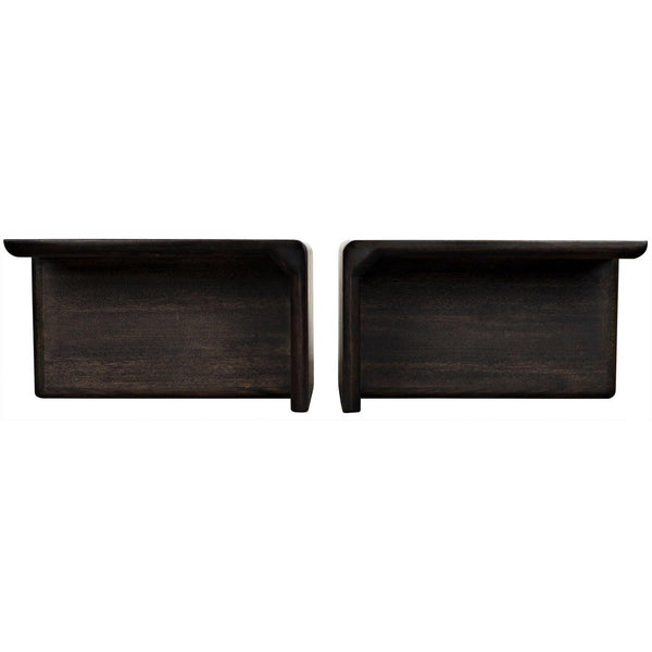 Noir Hagen Coffee Table, Ebony Walnut-Noir Furniture-Blue Hand Home