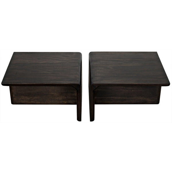 Noir Hagen Coffee Table, Ebony Walnut-Noir Furniture-Blue Hand Home