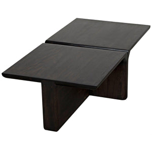 Noir Hagen Coffee Table, Ebony Walnut-Noir Furniture-Blue Hand Home