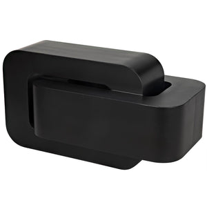 Noir Nodum Accent Table, Black Steel-Noir Furniture-Blue Hand Home