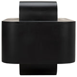 Noir Nodum Accent Table, Black Steel-Noir Furniture-Blue Hand Home