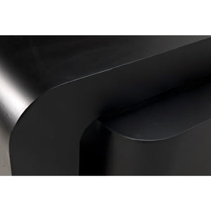 Noir Nodum Accent Table, Black Steel-Noir Furniture-Blue Hand Home