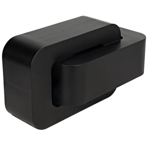 Noir Nodum Accent Table, Black Steel-Noir Furniture-Blue Hand Home