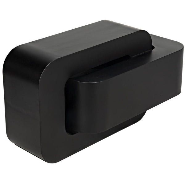 Noir Nodum Accent Table, Black Steel-Noir Furniture-Blue Hand Home
