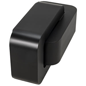 Noir Nodum Accent Table, Black Steel-Noir Furniture-Blue Hand Home