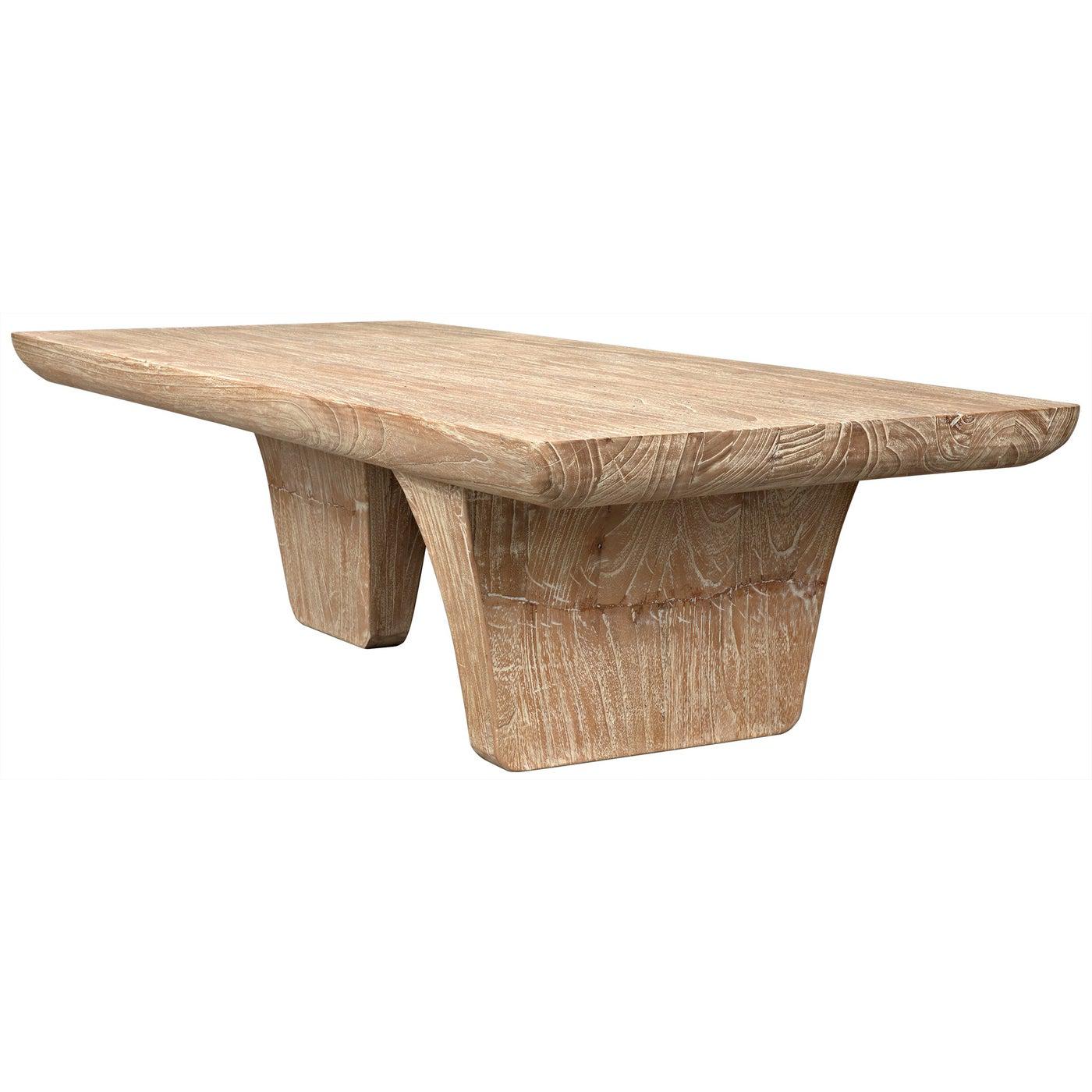 Noir Ward Coffee Table, Distressed Mindi-Noir Furniture-Blue Hand Home