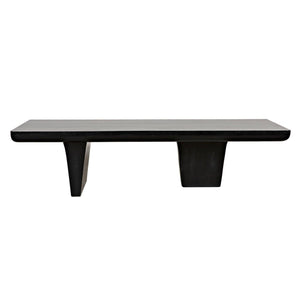 Noir Ward Coffee Table, Hand Rubbed Black-Noir Furniture-Blue Hand Home