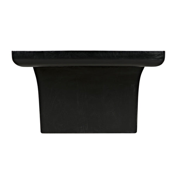 Noir Ward Coffee Table, Hand Rubbed Black-Noir Furniture-Blue Hand Home