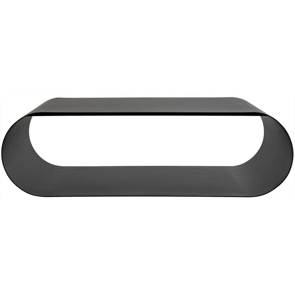 Noir Hera Coffee Table, Black Steel-Noir Furniture-Blue Hand Home