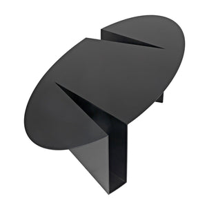 Noir Minerva Coffee Table, Black Steel-Noir Furniture-Blue Hand Home