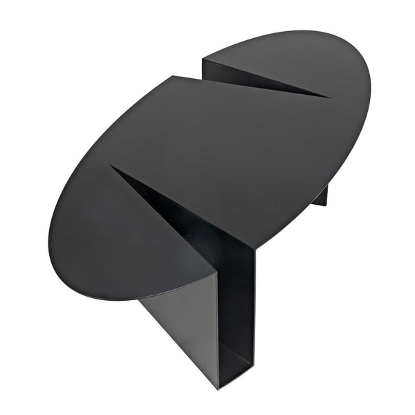 Noir Minerva Coffee Table, Black Steel-Noir Furniture-Blue Hand Home