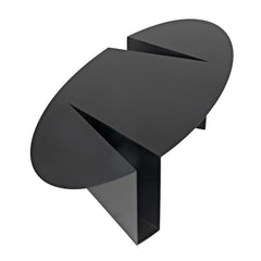 Noir Minerva Coffee Table, Black Steel-Noir Furniture-Blue Hand Home