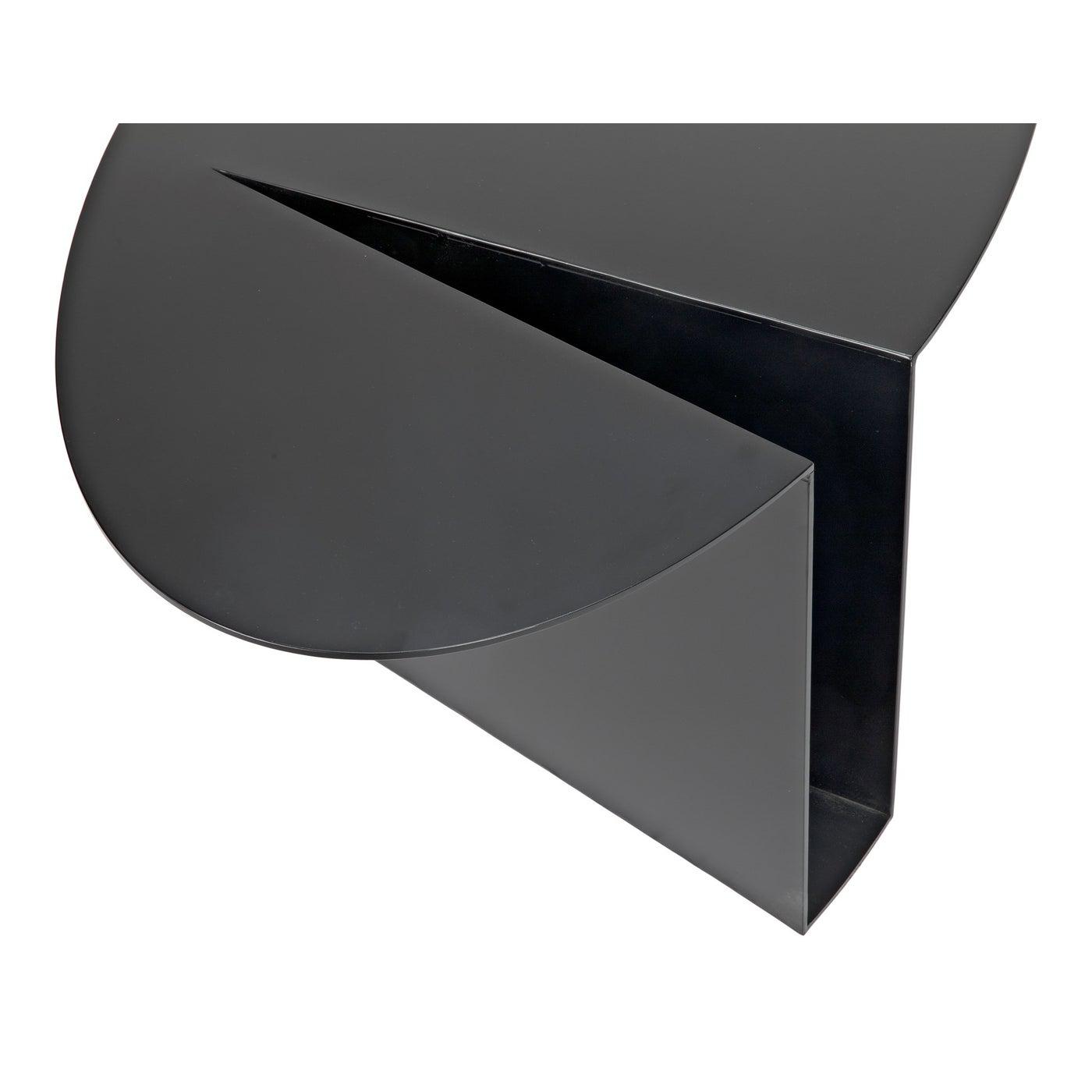 Noir Minerva Coffee Table, Black Steel-Noir Furniture-Blue Hand Home