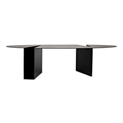 Noir Minerva Coffee Table, Black Steel-Noir Furniture-Blue Hand Home