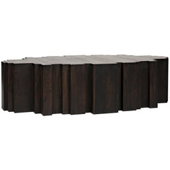 Noir Royce Coffee Table, Ebony Walnut-Noir Furniture-Blue Hand Home