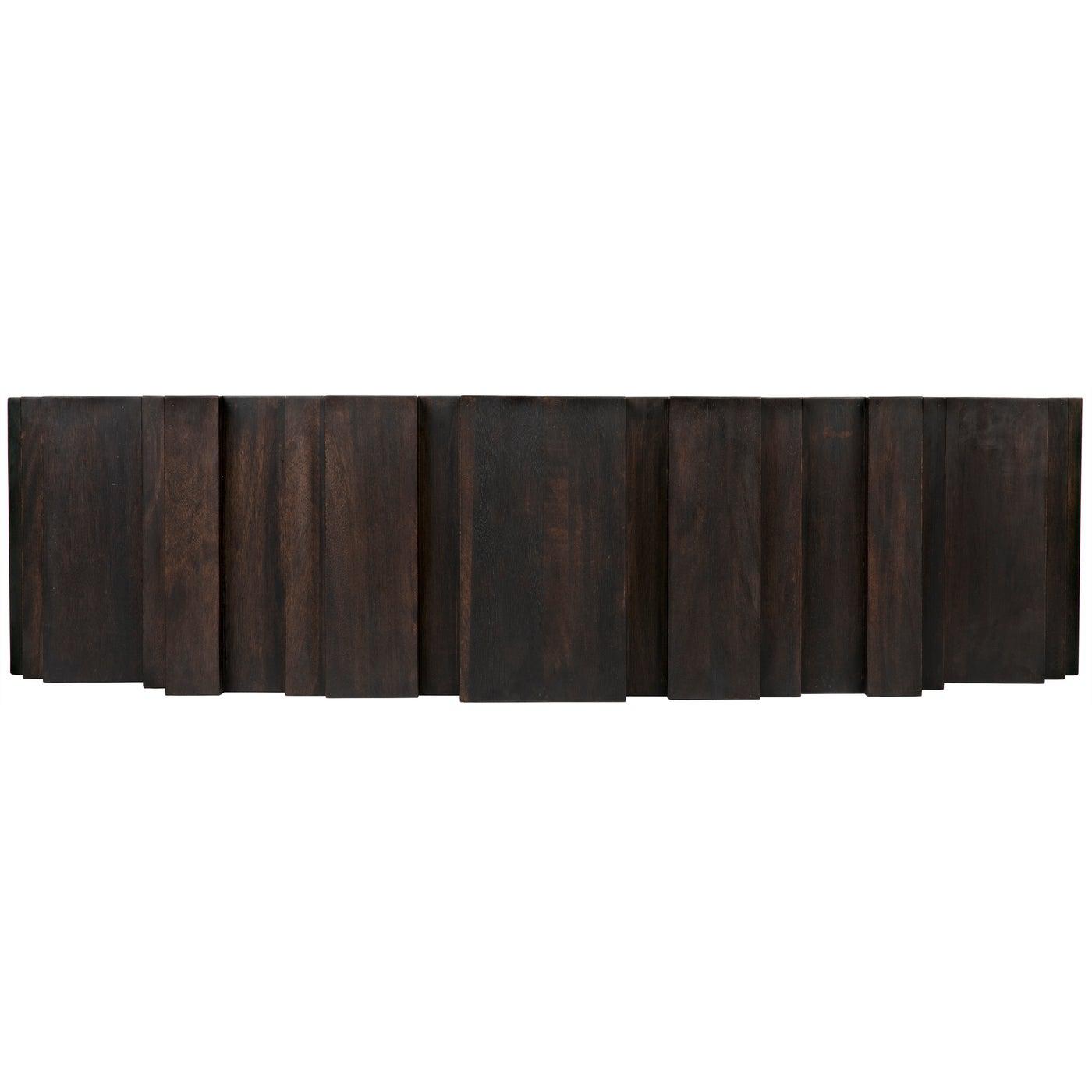 Noir Royce Coffee Table, Ebony Walnut-Noir Furniture-Blue Hand Home