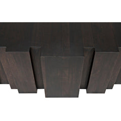 Noir Royce Coffee Table, Ebony Walnut-Noir Furniture-Blue Hand Home