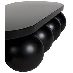Noir Lambreta Coffee Table, Black Steel-Noir Furniture-Blue Hand Home