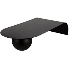 Noir Rosario Coffee Table, Black Steel-Noir Furniture-Blue Hand Home