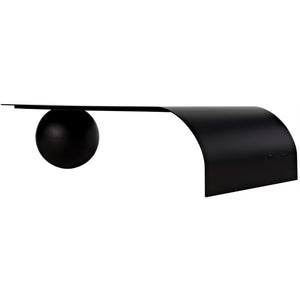 Noir Rosario Coffee Table, Black Steel-Noir Furniture-Blue Hand Home