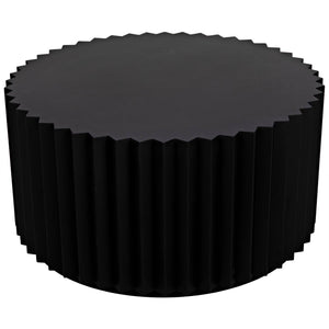 Noir Stern Coffee Table, Black Steel-Noir Furniture-Blue Hand Home