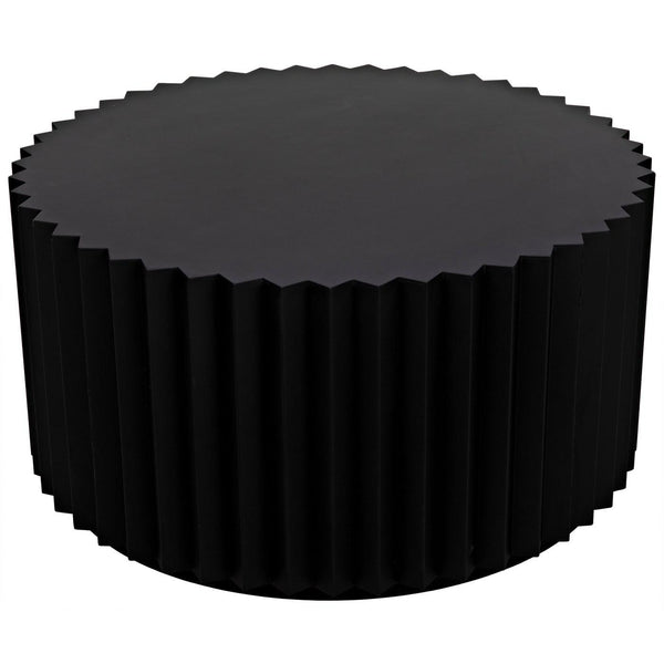 Noir Stern Coffee Table, Black Steel-Noir Furniture-Blue Hand Home