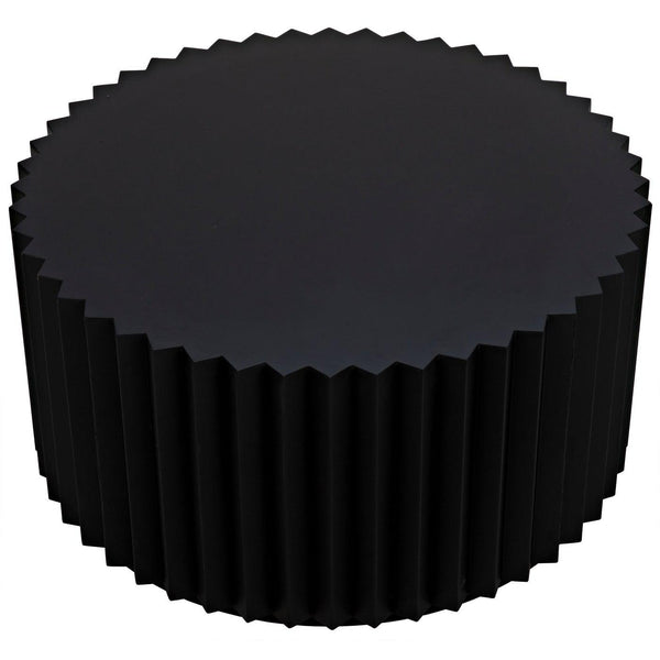 Noir Stern Coffee Table, Black Steel-Noir Furniture-Blue Hand Home