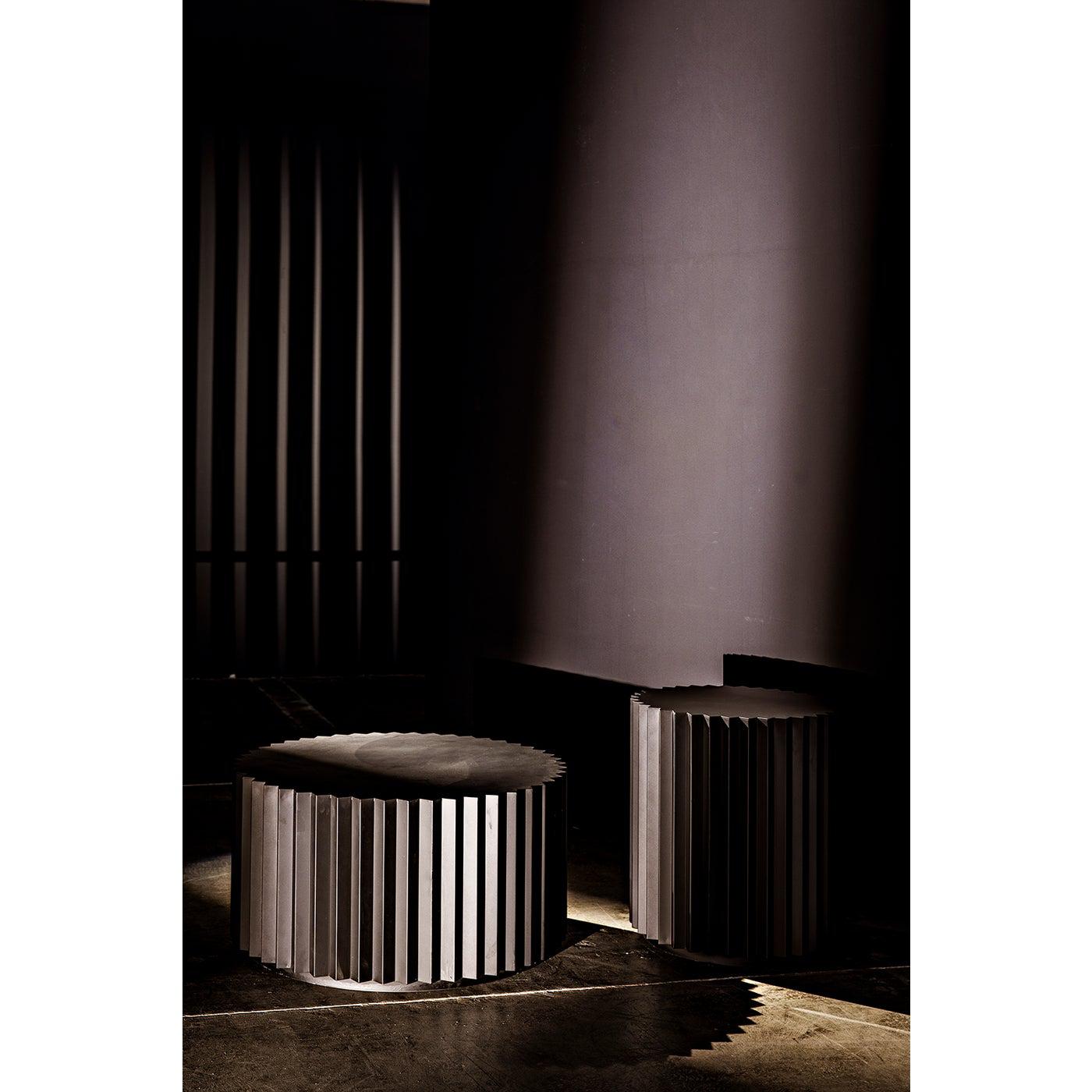 Noir Stern Coffee Table, Black Steel-Noir Furniture-Blue Hand Home