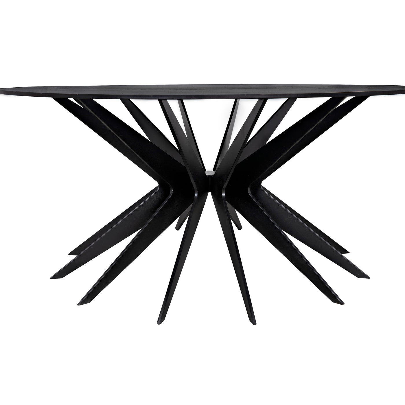 Noir Spider Coffee Table, Black Metal-Noir Furniture-Blue Hand Home