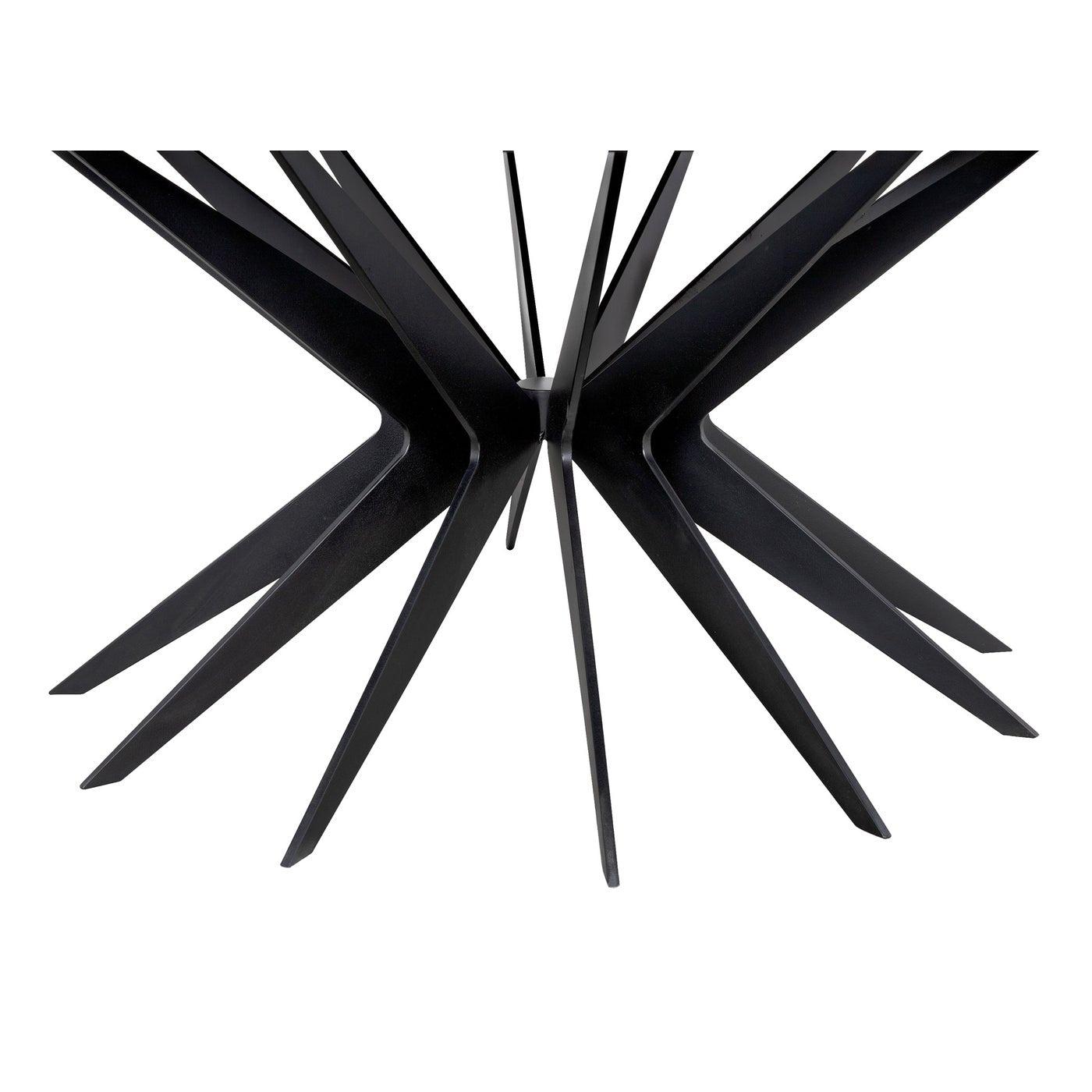 Noir Spider Coffee Table, Black Metal-Noir Furniture-Blue Hand Home