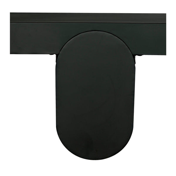 Noir Evora Coffee Table, Black Metal-Noir Furniture-Blue Hand Home
