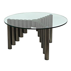 Organum Coffee Table, Gun Metal Finish