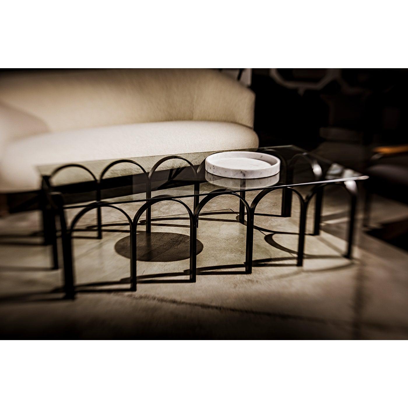 Arcus Coffee Table-Noir Furniture-Blue Hand Home